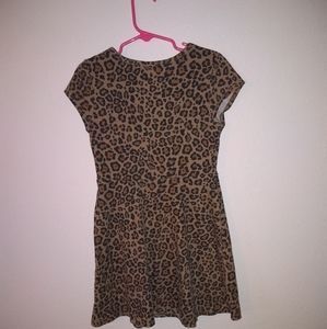 Leopard cotton summer dress